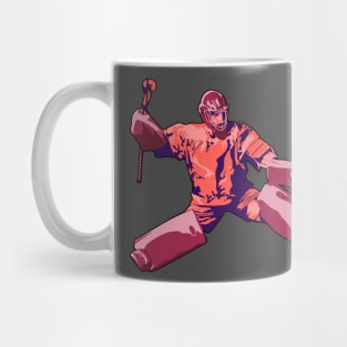 Goalie: Orange & Burgundy Mug